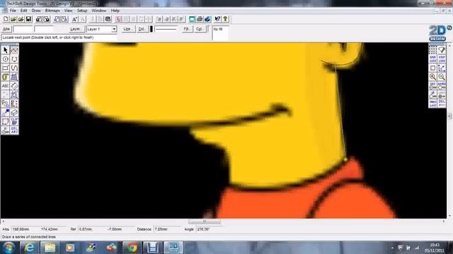 Techsoft 2D Design Tools - Tracing a Drawing смотреть онлайн