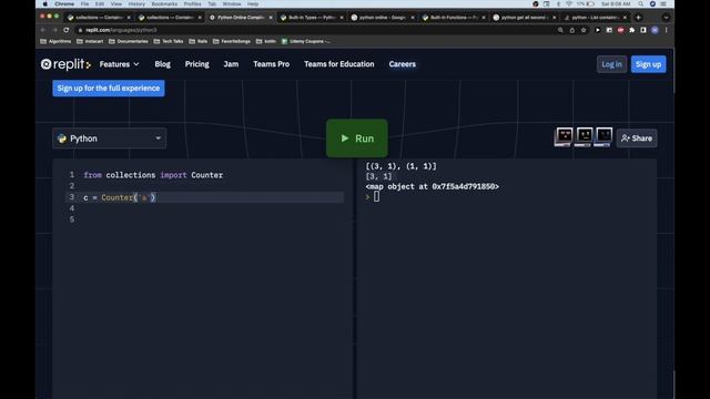 Learning Sessions: Exploring python's collections.Counter смотреть онлайн