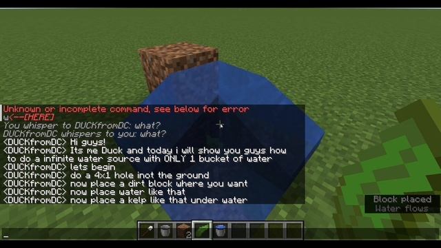Minecraft 1.20.1 infinite water source tutorial смотреть онлайн