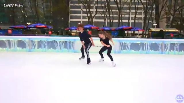 most popular "Uska hi banana" song ?| Arijit singh ?| ice skating dance❄ | soulful song #lifesview смотреть онлайн