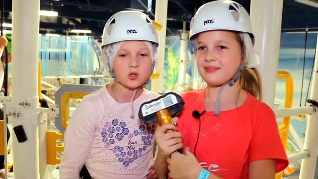 Девочки в веревочном парке Высотный город — отзывы! смотреть онлайн