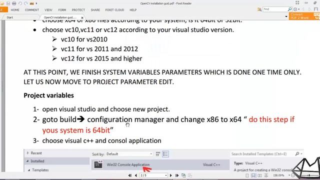 OpenCV tutorial 02 - OpenCV installation configuration with visual studio смотреть онлайн