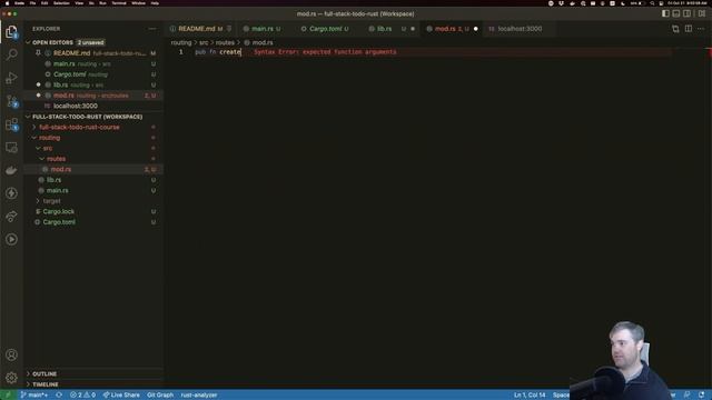 Introduction to Axum - Handling HTTP Methods 0.5 смотреть онлайн