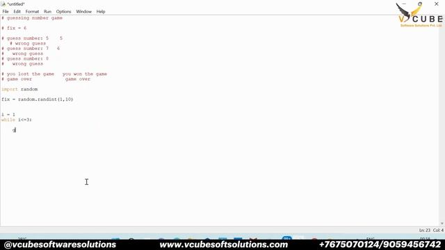 Guessing Number game in Python | Python Beginner's Project | Python Tutorial смотреть онлайн
