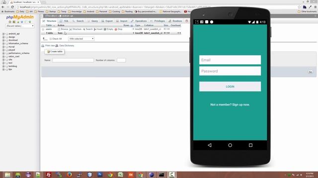 Android Login and Registration with PHP, MySQL and SQLite смотреть онлайн