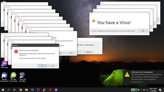 Windows 10 Crazy error x Blank HYLO REMIX смотреть онлайн