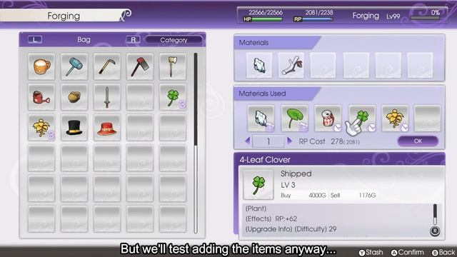 Rune Factory 5 - Using Rare Can/4-Leaf Clover/Happy Rings to INCREASE Item/Rare Item Drop Rate смотреть онлайн