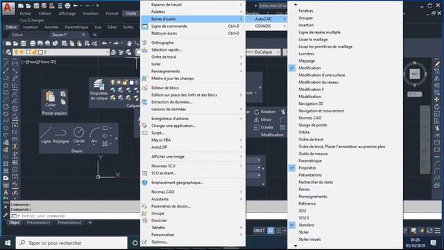 comment changer AutoCAD 2020 mode classique شرح أوتكاد 2020 Create Classic Workspace in AutoCAD 202 смотреть онлайн