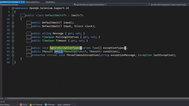 16 DefaultWait class and quiz смотреть онлайн