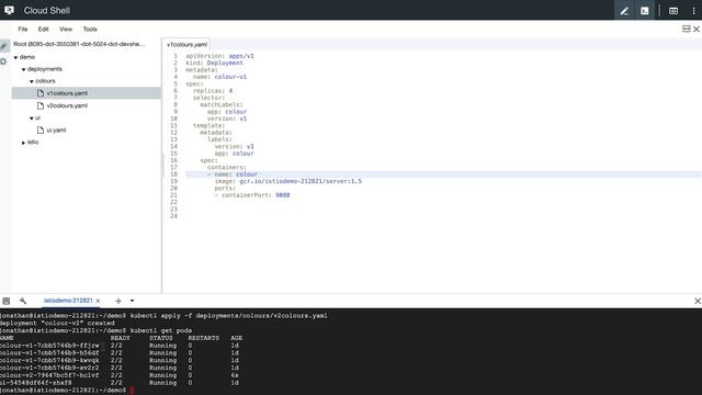 Fine Grained Traffic Control with Istio on Google Kubernetes Engine смотреть онлайн