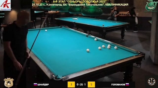 ШНАЙДЕР А. (Пенза) - ГОЛОВАНОВ А. (Новокуйбышевск). 8 ЭТАП "СЕНЬОРЫ ПОВОЛЖЬЯ 2023" смотреть онлайн