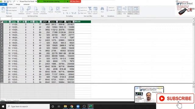 Live Class for Power Pivot Table in Excel смотреть онлайн