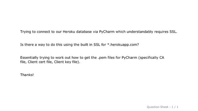 Django : How to connect PyCharm to a Heroku postgres database смотреть онлайн