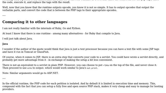 Software Engineering: What does it mean, "Php doesn't have its own runtime"? (2 Solutions!!) смотреть онлайн