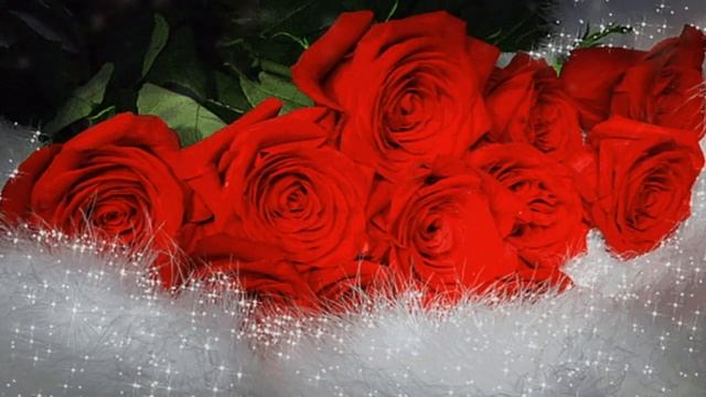 Красные розы??? Очень красивая музыкальная открытка! ??? смотреть онлайн