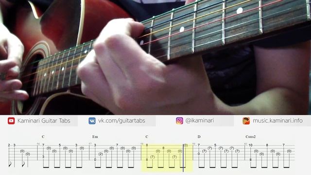 [STALKER OST] Firelake – Dirge for the Planet (acoustic guitar cover, tutorial with tab) смотреть онлайн