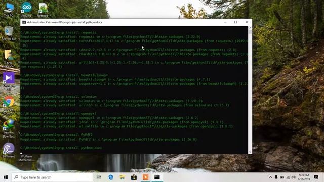 How to install all the important python packages. смотреть онлайн