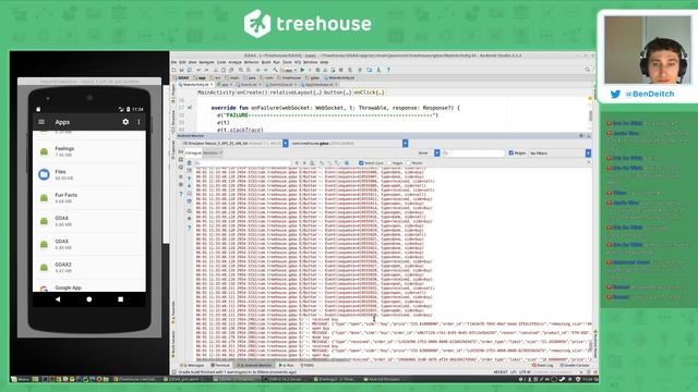 Treehouse LiveCoding: Android Kotlin and Architecture Components смотреть онлайн
