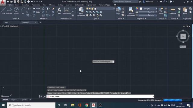 How to convert pdf to dwg in AutoCAD смотреть онлайн
