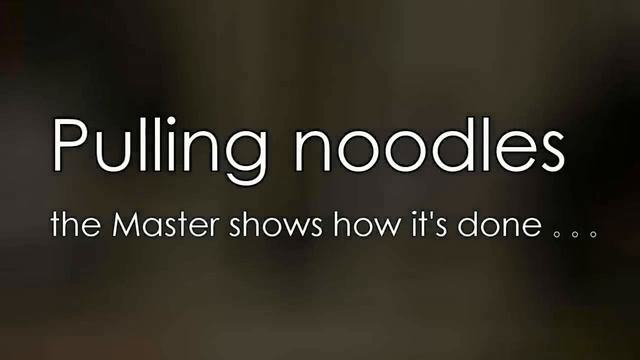 Hand Pulled Noodle Making Class