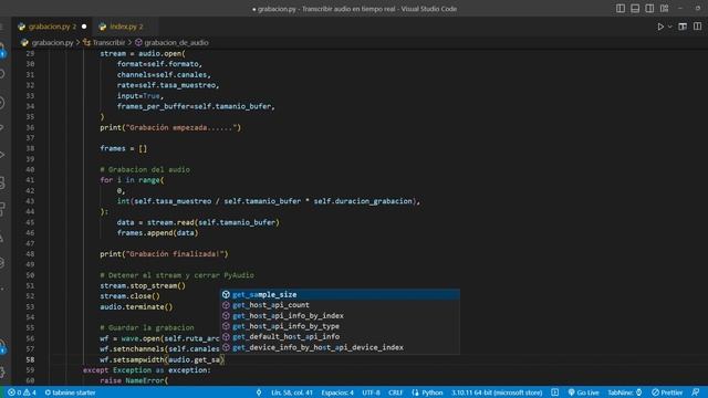 19. CÓMO CONVERTIR AUDIO A TEXTO EN TIEMPO REAL CON PYTHON: UNA GUÍA PRÁCTICA смотреть онлайн