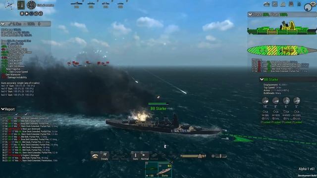 Single Battleship defeats 2 BB, 5 CA, & 5 DD - ULTIMATE ADMIRAL: DREADNOUGHTS смотреть онлайн