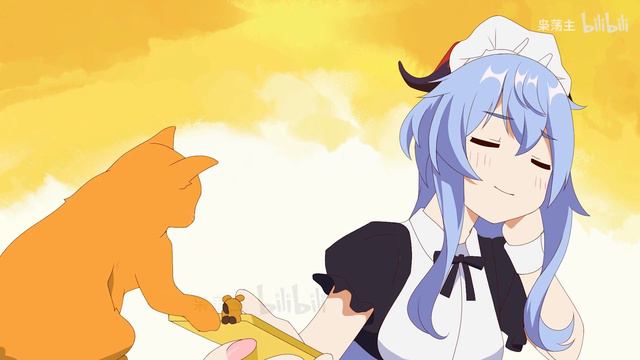 Ganyu accidently sends the picture... | Genshin Impact Animation смотреть онлайн