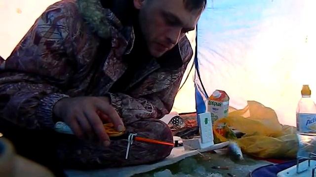 Зимняя рыбалка 2013-2014г на карася и плотву на озере Песчаное смотреть онлайн