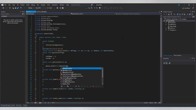 C# Auto Clicker смотреть онлайн
