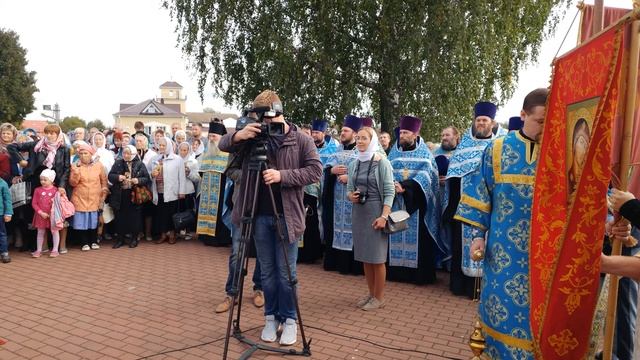 18.09.2018 Орша,Крестный ход с Оршанской иконой Богородицы смотреть онлайн