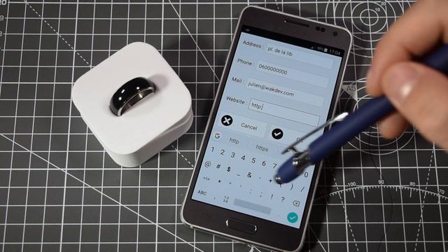 NFC Tools : How to use an NFC ring as a business card смотреть онлайн
