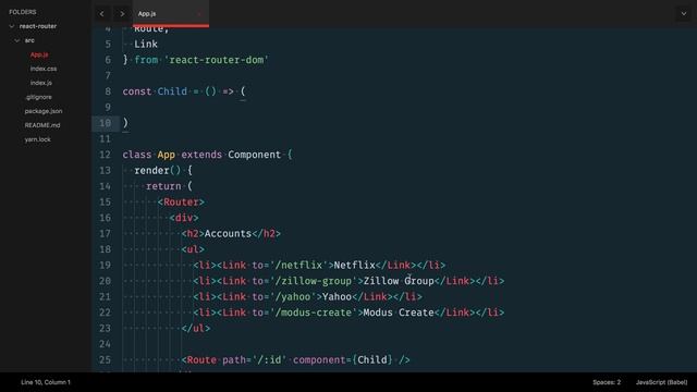URL Parameters with React Router v4 смотреть онлайн