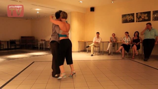 Giggio Giovanni & Anna Zyuzina, Russia, Moscow, Milonga "Le Cafe" 09.07.2010(3) смотреть онлайн