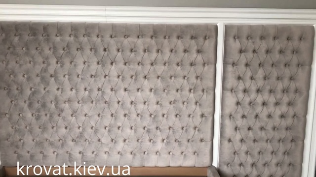 Кровать с обрамлением в спальню на заказ