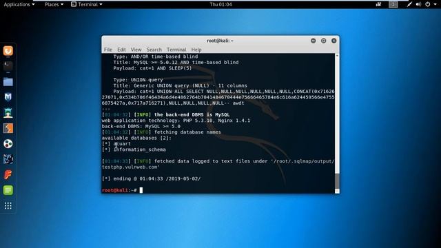 Detect and Exploit SQL Injection Flaws using SQLMap смотреть онлайн