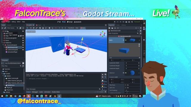 Godot Tutorial for Beginners - The Animation Player and Setting Idle and Running Animations смотреть онлайн