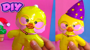 Как сделать уточку Лалафанфан из бумаги своими руками Одежда для утки