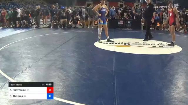 152 Lbs Consi Of 8 #2 - Zachary Eliszewski, Wisconsin Vs Creed Thomas, Georgia E303 смотреть онлайн