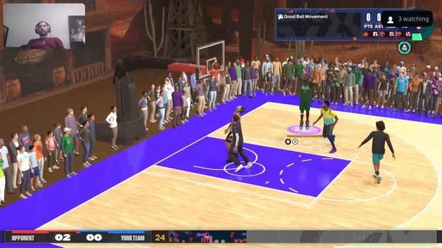 NBA 2k24: 2v2 vs Online! @Kojak25_ смотреть онлайн
