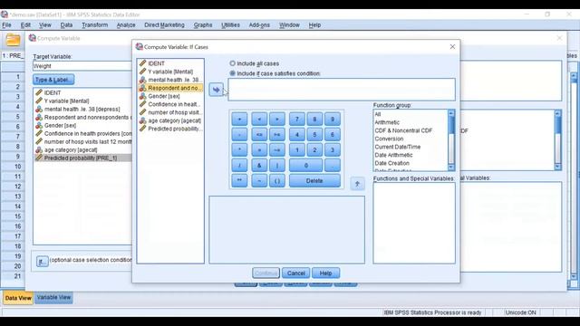 Demonstration of propensity score weighting using SPSS - Woitschach & Zumbo, UBC. смотреть онлайн