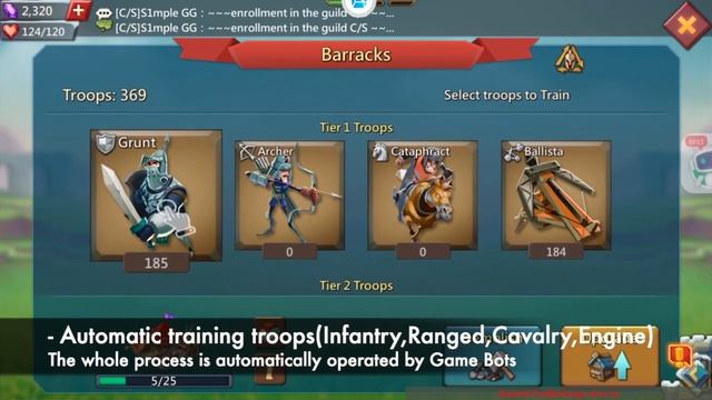 Game Bots for Lords Mobile Kingdom Wars with Automate Daily Quests/training troops - mod apk смотреть онлайн