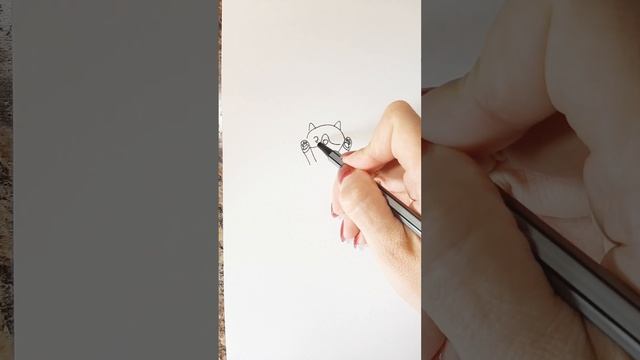 Рисуем Кот-Батон Подпишись, если понравилось ❤ смотреть онлайн