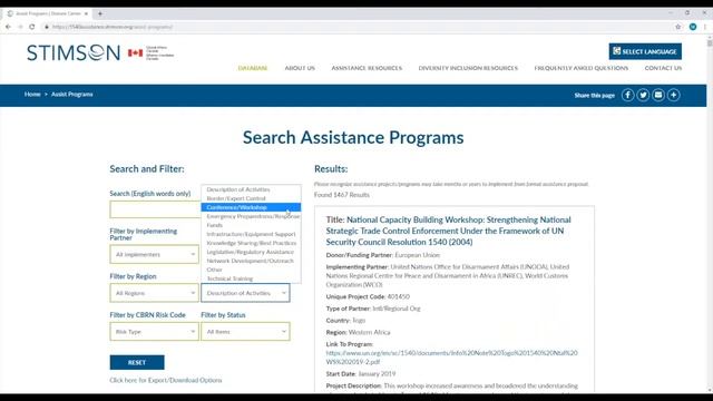 Assistance Support Initiative Tutorial 2: Features of Database смотреть онлайн