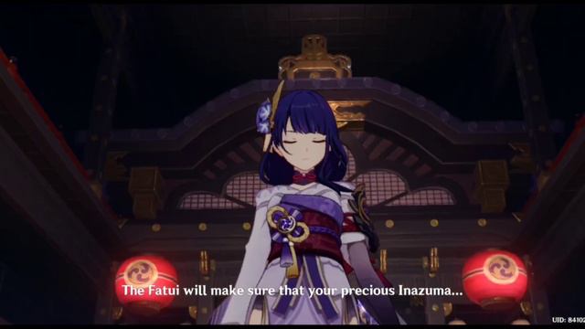 Raiden Shogun strikes Signora cut scene || Genshin impact смотреть онлайн