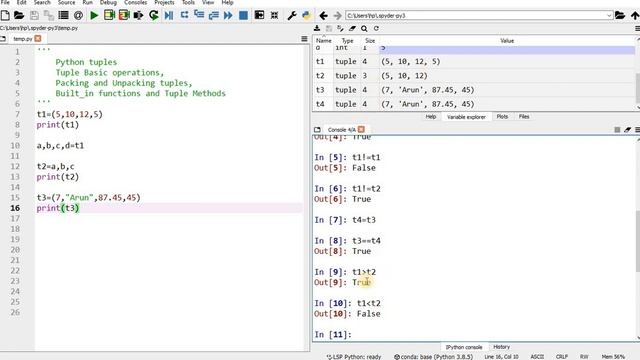 #PythonInTamil #22 | #TupleBasics #PythonProgrammingInTamil | #TupleMethods | #TupleBuiltInMethods смотреть онлайн