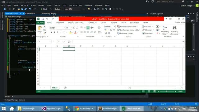 Exportar a Excel Mediante la Libreria SpreadSheetLight sin usar Interop смотреть онлайн