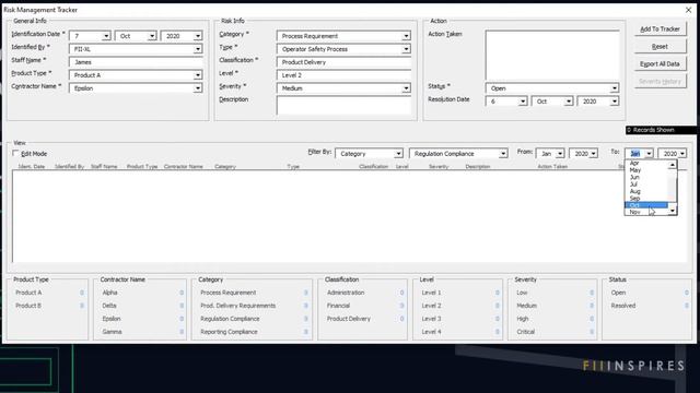 Risk Management System - Data Entry Form with Database and Validations смотреть онлайн