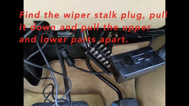 How to Mercedes W124 wiper indicator stalk remove and replace смотреть онлайн