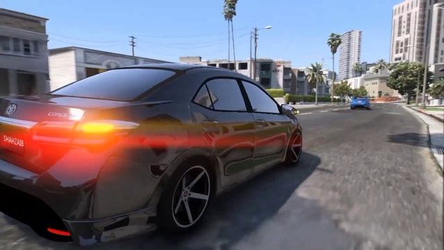 Toyota CorollA ALTIS X 2021 BLACK || GTA5 GAMEPLAY || Realistic Graphics || GTA 5 MODS смотреть онлайн