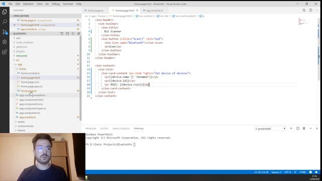 ionic BLE tutorial смотреть онлайн